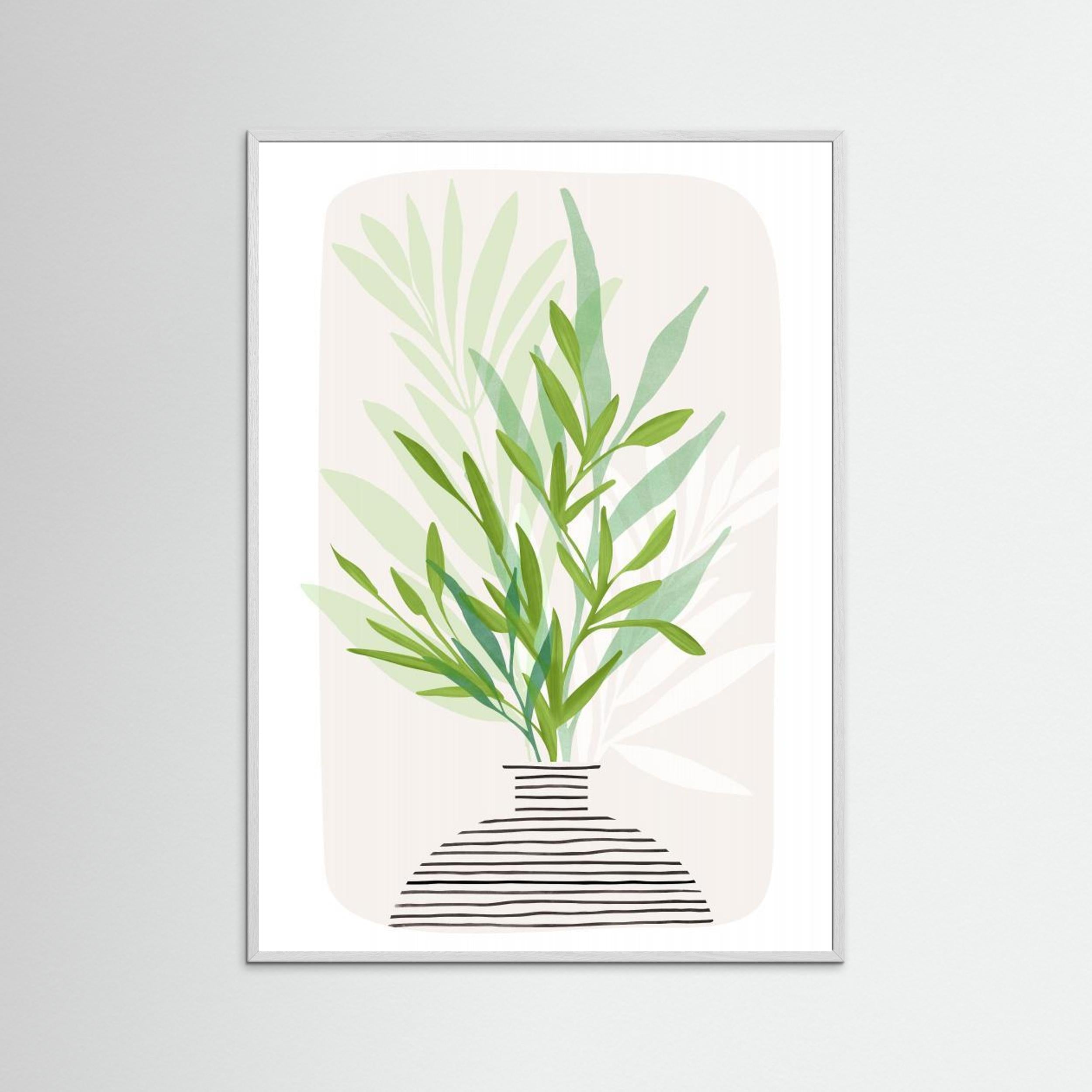 Painted Olive Branch Still Life by Kristian Gallagher